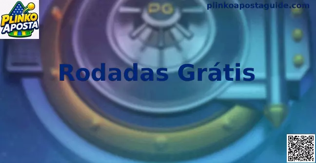 Interface promocional de Rodadas Grátis e Plinko Aposta no Brasil