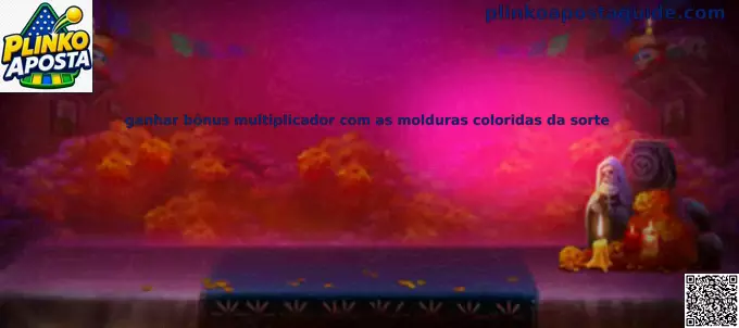 Plinko bônus molduras coloridas sorte